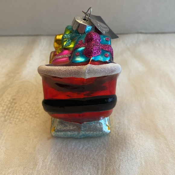 Celebrations by Radko handcrafted sled with presents handcrafted ornament 2016 - Picture 6 of 10